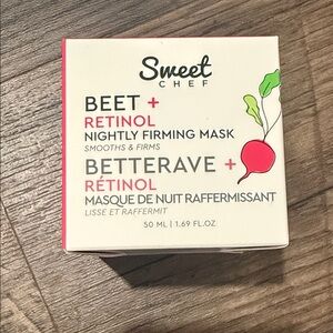 Sweet Chef Beet + Retinol Nightly Firming Mask - Pink